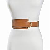 ZAIZAI Korsett Ledergürtel Weibliche Krawatte Obi Bund Dünne braune Bogen Freizeit Gürtel Für Frauen Hochzeitskleid Taille Dame (Color : B, Size : 125cm)