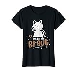 Damen Braut JGA Junggesellenabschied Katze Hochzeit T-S