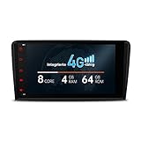 XTRONS 8 Zoll Android 10.0 Octa Core 4GB 64GB Autoradio Multimedia Player Eingebauter 4G/CarAutoPlay/Android Auto/DSP Unterstützung GPS Pip Bluetooth 5.0 USB Für Audi A3 S3 RS3