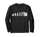 Maurer Evolution | lustiges Wandbauer Geschenk Lang