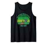 Lustige Gartenarbeit mit englischer Aufschrift 'You're Never Too Old To Play In The Dirt' Tank Top