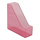 Shengsheng Buchregal Expanding Datei Halter Bürobedarf A4 Dateihalter Einfacher Bücherregal Desktop Transparent Dateibox Acryl File Frame Magazin Rack School Office Home Dokument Manager Org