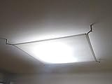 TEXTILES LED LICHTSEGEL SCREENBASE ca. 100x140 cm, STUDIO DECKENSEGEL inkl. 12 W LED-LAMPE, LED TEXTILE LIGHT PANEL SAIL (ohne Hardwareset)