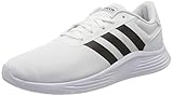 adidas Herren Lite Racer 2.0 Sneaker, Footwear White/Core Black/Footwear White, 44 EU