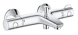 GROHE Grohtherm 800 | Thermostat-Wannenbatterie, inkl. Auslauf mit Mousseur & Sicherheitssperre bei 38°C | chrom | 34567000