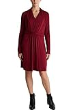 ESPRIT Damen 090EE1E309 Kleid, 600/BORDEAUX RED, XL