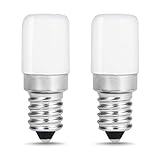 LOHAS LED Kühlschranklampe E14 LED Lampen, 1.5W Ersatz für 15W Halogenlampen, Warmweiß 2700K, 135lm, 360° Abstrahlwinkel, LED Kühlschrankbirne, LED Leuchtmittel, 230V AC, 2er Pack