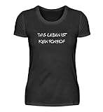 OneCode Das Leben ist kein Ponyhof - Damen Premiumshirt -M-Black
