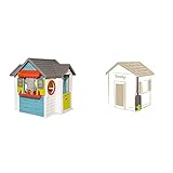 Smoby 810403 – Chef Haus - Multifunktionshaus für Kinder für drinnen und draußen, Restaurant & 810909 – Regenfass mit Gießkanne – Zubehör für Smoby Spielhäuse, Sammlung von Regenw