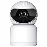 Mogzank Heimsicherheitskamera 1080P HD Innenkamera Babyphone Auto-Cruise Motion Track Fernbedienung Sicherheitssystem EU-Steck