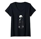 Damen Roswell Alien T-Shirt mit V