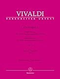 La Stravaganza op. 4 -Zwölf Konzerte für Violine, Streicher und Basso continuo- (Band I: I-VI). Klavierauszug, Stimme, Urtextausgabe, Sammelband. BÄRENREITER URTEXT