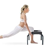 Yoleo Kopfstandhocker, Yoga Stuhl abnehmbar Hilfe Trainer Kopfüber 150kg Tragfähigkeit mit verdickte Kissen für Yoga-Übung F