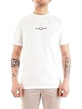 Fred Perry T-Shirt M1609, Weiß Larg