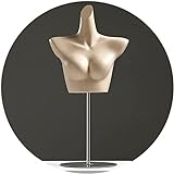 Gwendolyn Weiblicher Mannequin Torso Einstellbarer Körperkörper, Unterwäsche-Shop-Kleidung-Ausstellungsständer, Brust-Dummy-Modell-Kleidform mit Metallbasis, einfach zu bewegen schaufensterpupp