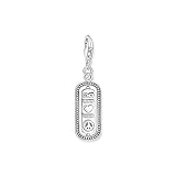 Thomas Sabo Damen Charm Anhänger Love & Peace 925er Sterlingsilber mit Zirkonia, 1883-643-14