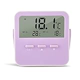 Mibee Hoch- und Tieftemperaturalarm- Innen mit Hoch- und Tiefalarm Digitales Kühlschrank mit großem LCD-Display