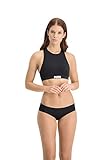 PUMA Womens Swim Women's Hipster Bikini Bottoms, Black, M
