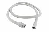 DL-pro Ablaufschlauch 22/24mmØ 2,28m für Whirlpool Bauknecht 481253029113 Schlauch Abwasserschlauch für Waschmaschine Geschirrspüler Spü
