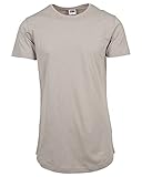 Urban Classics Herren Shaped Long Tee T-Shirt, Grau (Wolke 01325), 2XL