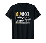 BIEROLOGE Spruch Duden Periodensystem Formel Elemente Shirt T-S