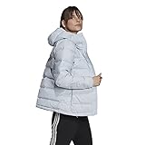 adidas womens Helionic Down Jacket Halo Blue X-S