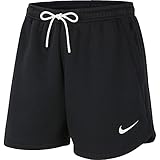 Nike Damen Park 20 Kurze Hose, Schwarz/Weiss/Weiss, L