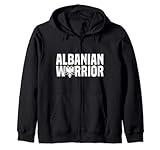 Albanien Warrior Adler Albanian Uqk Warrior Kapuzenjack
