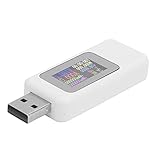 Spannungsprüfer, USB-Tester 4-30V Spannung USB-Leistungstester LCD-Design ABS-Material zum Messen verschiedener USB-Ladeg