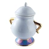 Die Schöne Und Das Biest Mrs Potts Ceramics Vergoldete Teekanne Teetasse EIN Set, EIN Gutes Geschenk Für Freunde Zuck