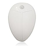 Shiratori Nachtlicht Sensor Leuchten Wandleuchte Batteriebetrieben Marienkäfer Form,weiß Rahmen Gelbes L