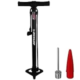 Dunlop Fahrrad Standluftpumpe für alle Ventile Luftpumpe Fahrradstandpumpe Standpumpe Fahrradpump