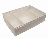 Ikea SKUBB Kasten mit Fächern, weiß, Polyester, White, 77 x 18 x 3