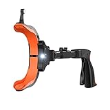 Kekoy 55 cm Greifarm,Faltbarer Greifer mit Licht, Magnetische Haken, Mehr Stabil Greifzange für Senioren, 90 ° Drehbarer Antirutsch-Greiferkopf, Müllg