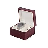 Uhr Box Watch Box Schöne Anzeige Fall Holz Aufbewahrungsbox Vintage Watch Jewelry Display Box Watch Case (Color : Red)