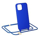 xouxou Modular Handykette Mit Silikon Handyhülle Zum Umhängen In Blue Für iPhone 7/8 / SE (2. Generation)