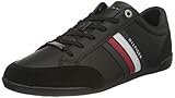 Tommy Hilfiger Herren Corporate Material Mix Cupsole Sneaker, Schwarz, 42 EU