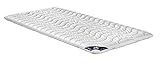 Badenia Bettcomfort Irisette Amrum Visco Topper, Matratzentopper mit Viscoschaumkern, 140 x 200
