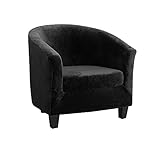 DAPAIZI Club Chair Schonbezug, Hochelastische Samtwannen-Stuhlbezüge, Abnehmbarer, Waschbarer Möbelschutz. (Photo-11)