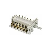 Backofenschalter Herdschalter Wahlschalter Schalter Dreefs 11HE013 Backofen Herd passend wie Bosch Siemens 00173809