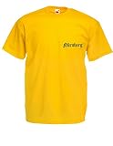 T-Shirt - Nürnberg (Gelb, L)