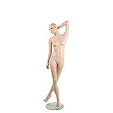 XJBHRB Manequin Body Mannequin Female Torso Hautfarbe Ganzkörper-Schaufenster Display Formsimulation Human Dummy FRP M