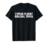 I speak fluent Biblical Trivia, Vintage religiöses T-Shirt T-S