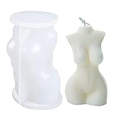 Huahuanghui 3D Silikon Kerzenform,silikonform Kerzen körper,DIY-Kerzen-Form,Kerzengießform,Candle Making Moulds,3D Mann Sexy Nackte Form,Mann Körper Gießform,Silikonform Männer und Frauen (B)