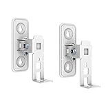 Lautsprecher Wandhalterung Wandhalter für SONOS ONE / SL Play 1 Boxen 2 er Paar 2 kg belastbar neigbar drehbar Halter 2 Wandmontage Box Befestigung Schrauben Dübel Wand Weiss 2X ARLI einfache Montag