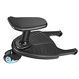 Buggy Board，TOPQSC Kinderwagen ZubehöR，Kinderwagen ZubehöR FüR Kinder Von 2-6 Jahren (25 Kg), Kinderbuggy Trittbrett Mit GroßEr StehfläC