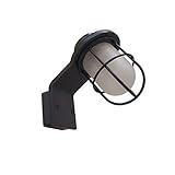 Aussen- & Outdoor Lampe Außenwandleuchte schwarz MARINA IP44 G9 Metall | 1-flammig