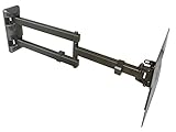 DRALL INSTRUMENTS TV Wandhalterung Universal Fernseh Halterung - Schwenkbar Neigbar - TV Wand Halter Aufhängung für 3D HD LED LCD Fernseher - 15-37 Zoll - VESA 75 100 200x100 200 schwarz Modell: S89B