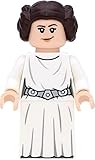 LEGO Star Wars Minifigur Prinzessin Leia (2019) im weißen Kleid mit Laserschw