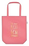 Grafik Werkstatt Einkaufstasche mit lustigem Spruch|Shopping-Bag faltbar | leichte Tasche | pink